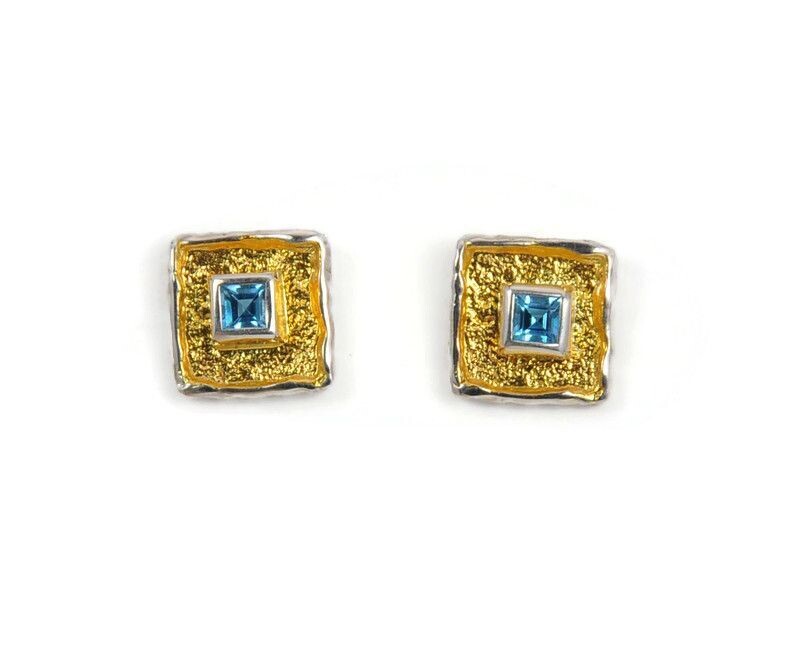 Swiss Topaz Studs