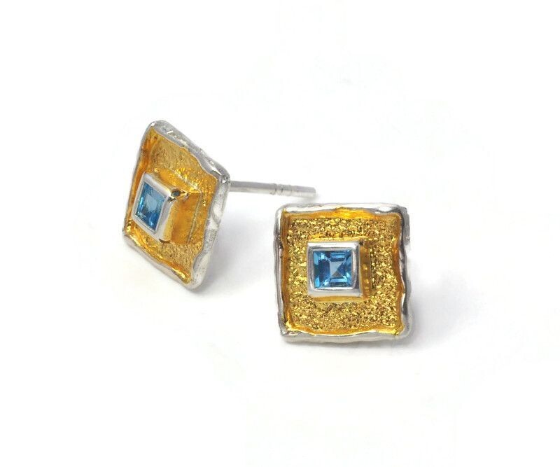 Swiss Topaz Studs