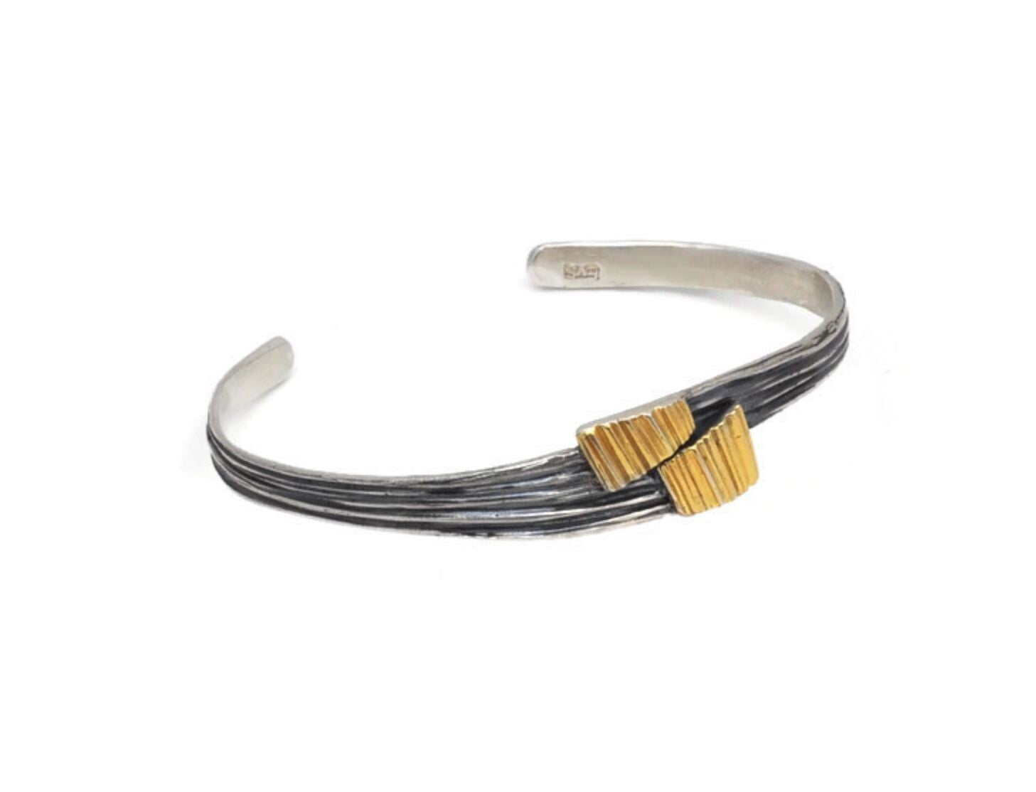 Stylish Oxidised Grab Bangle