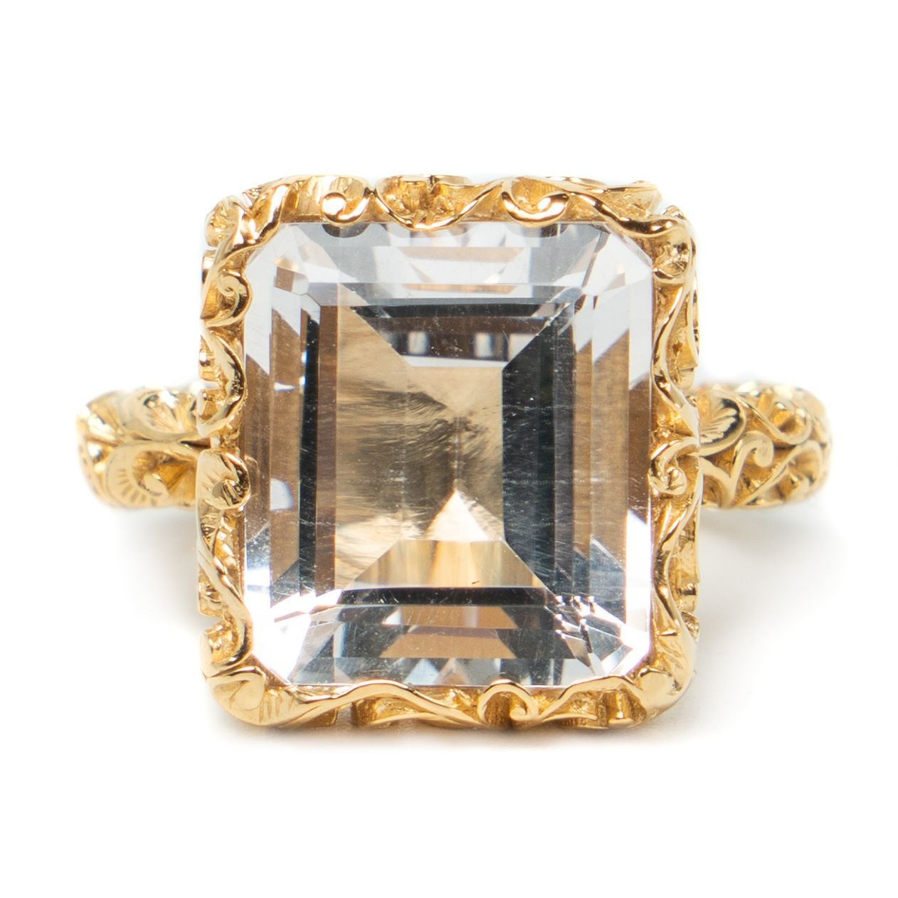 Engraved Statement Ring