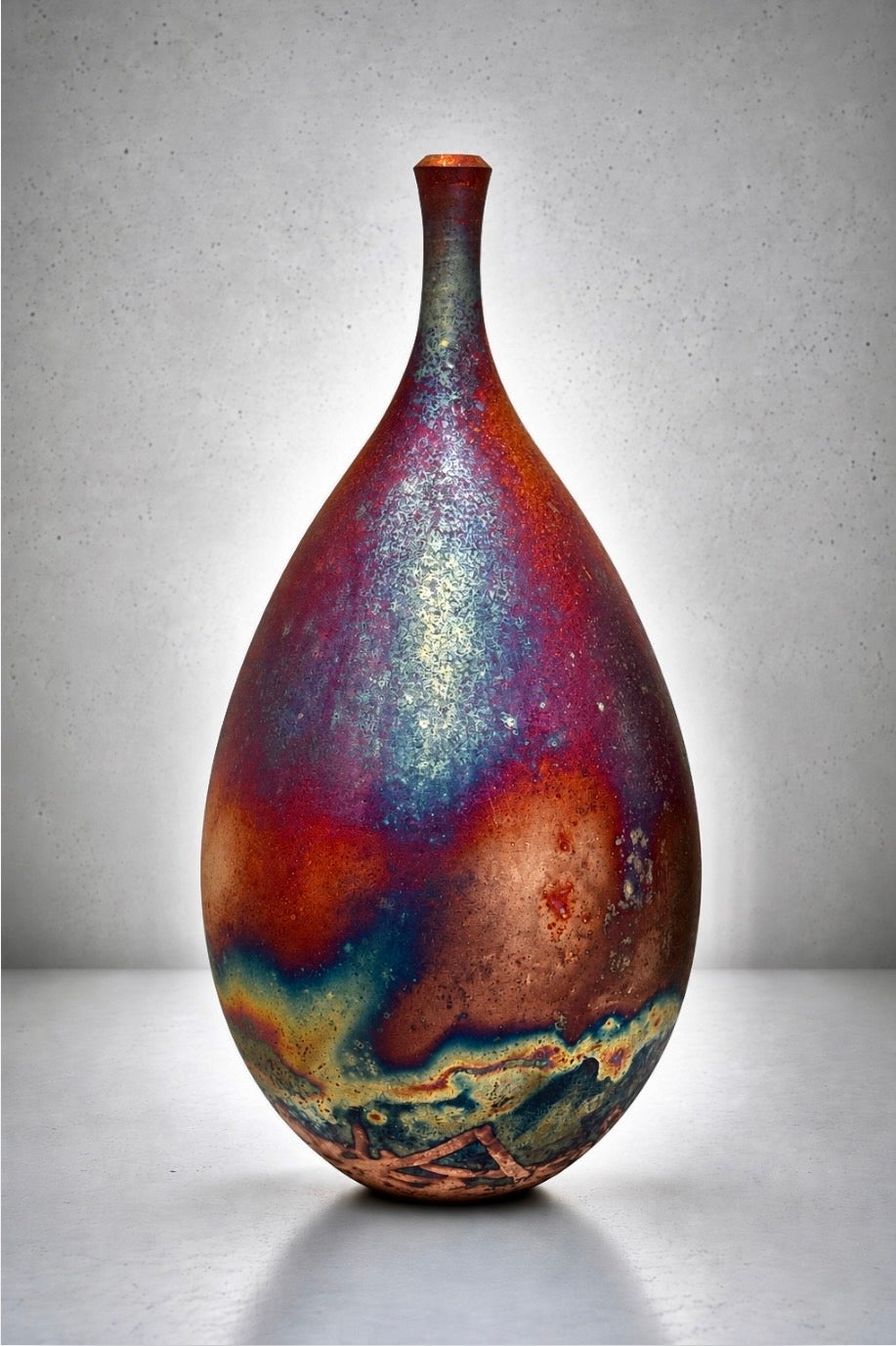 Raku Ceramic Vessel