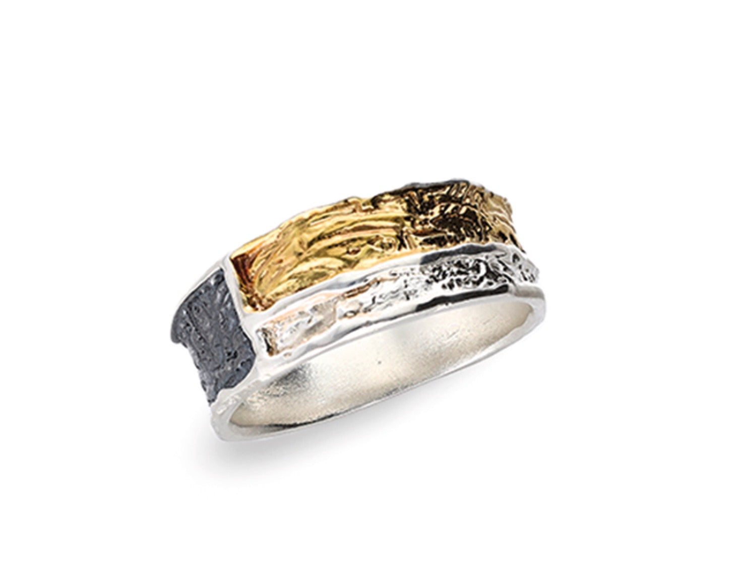 Sterling Silver & Gold Vermeil Ring