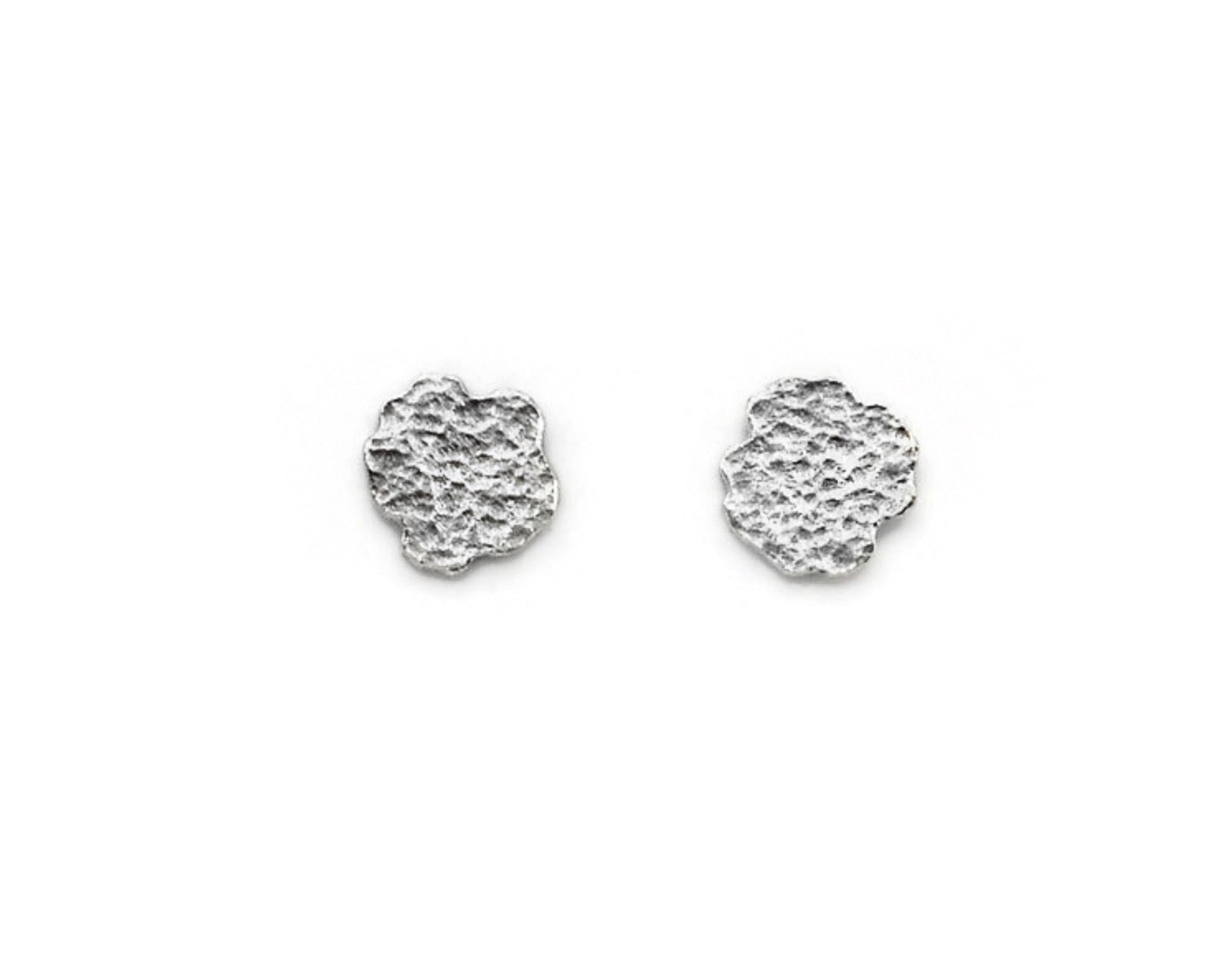 Textured Sterling Silver Studs