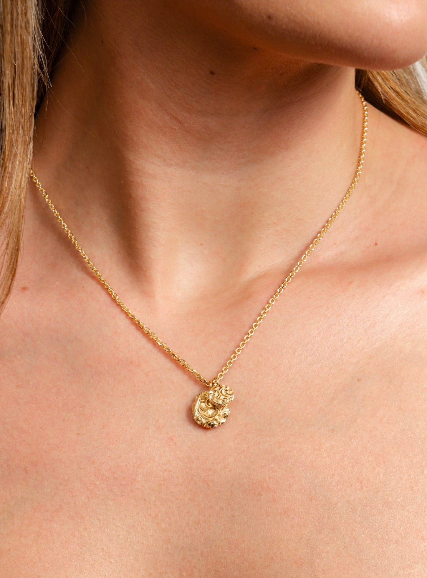 Double Engraved Pendant