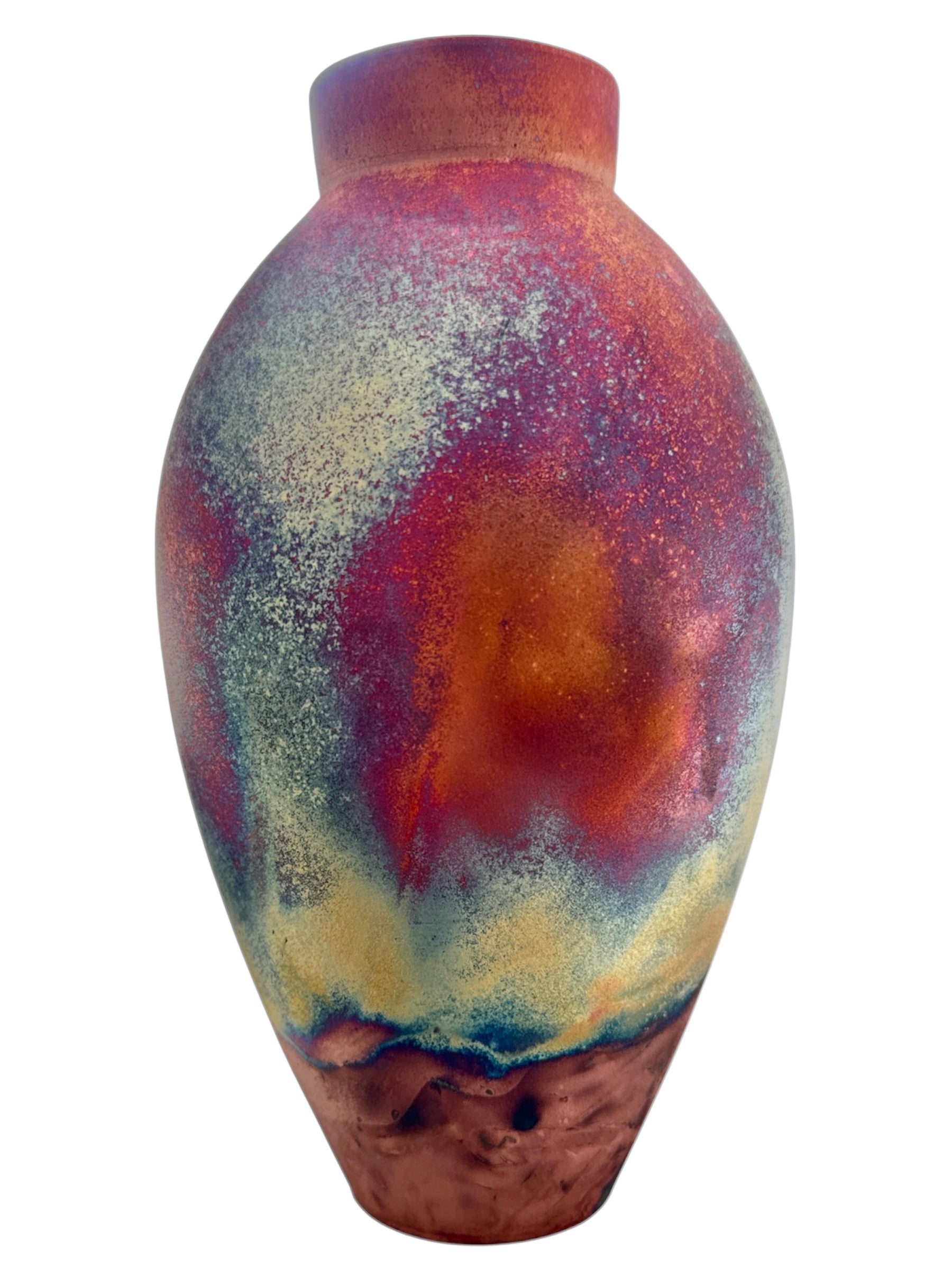 Fire Within Raku Vessel