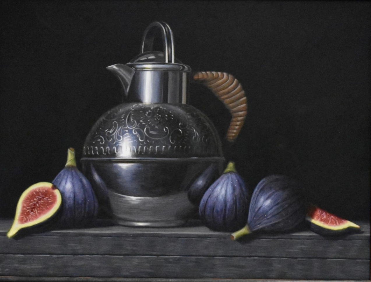Figs and Silver Water Jug