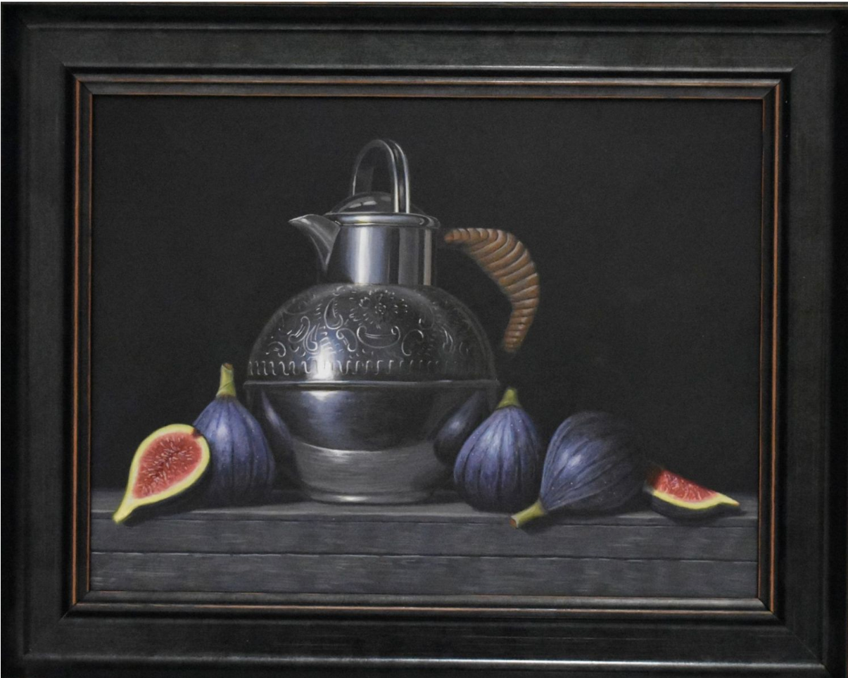 Figs and Silver Water Jug