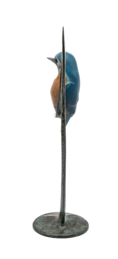 Kingfisher on a Reed