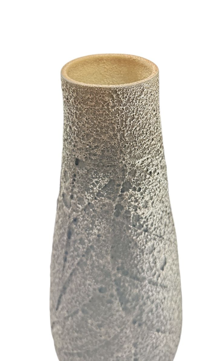 Carved Black Ceramic Vessel