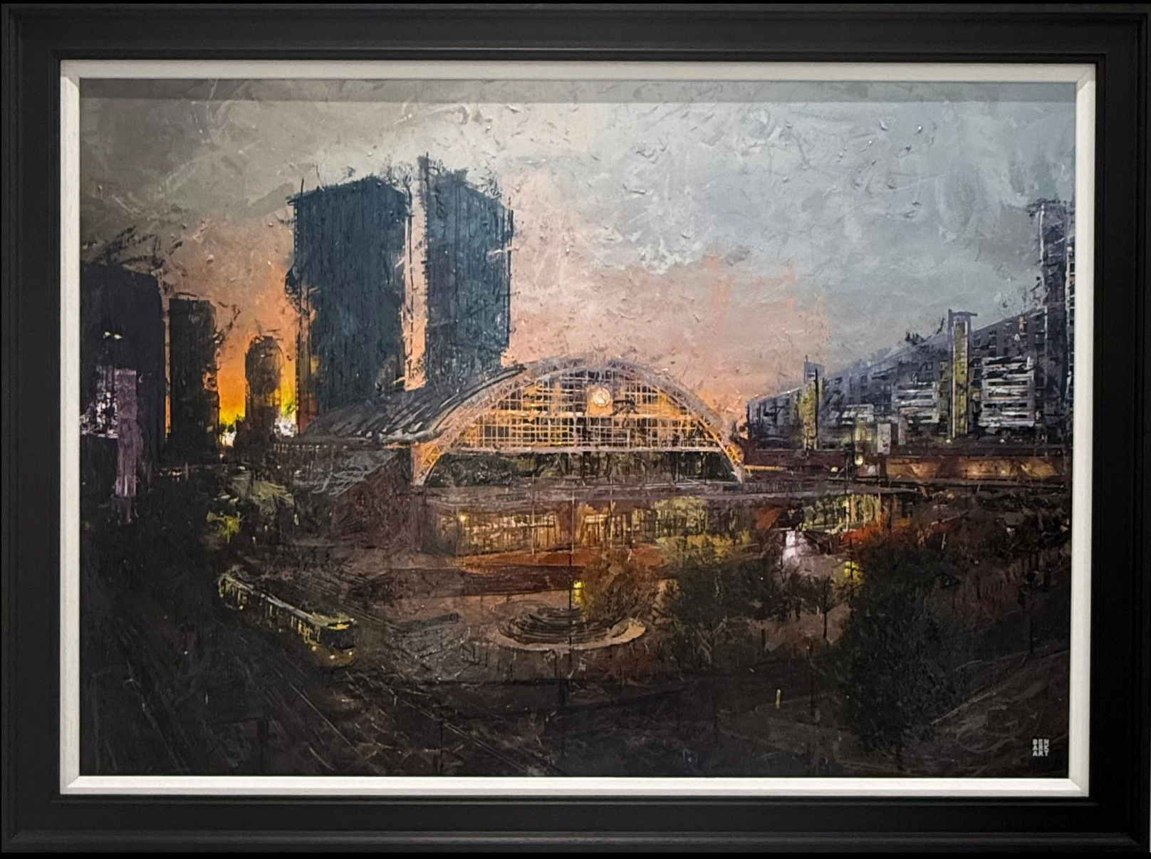 Manchester Central Sunset