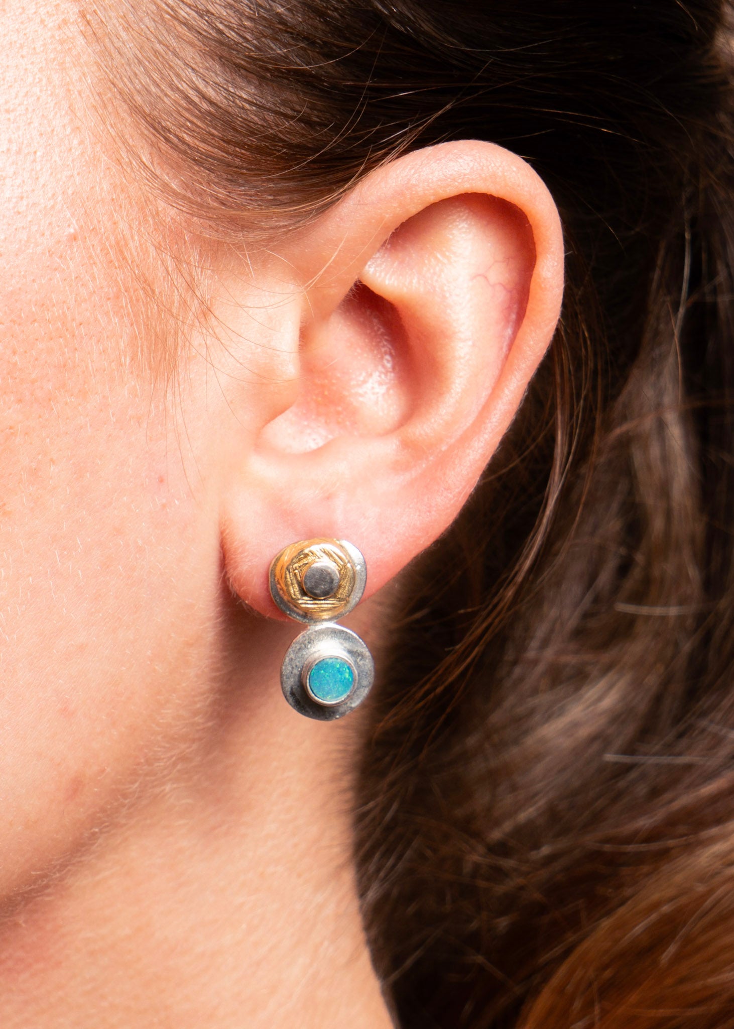 Eva Stone Opal Drop Earrings