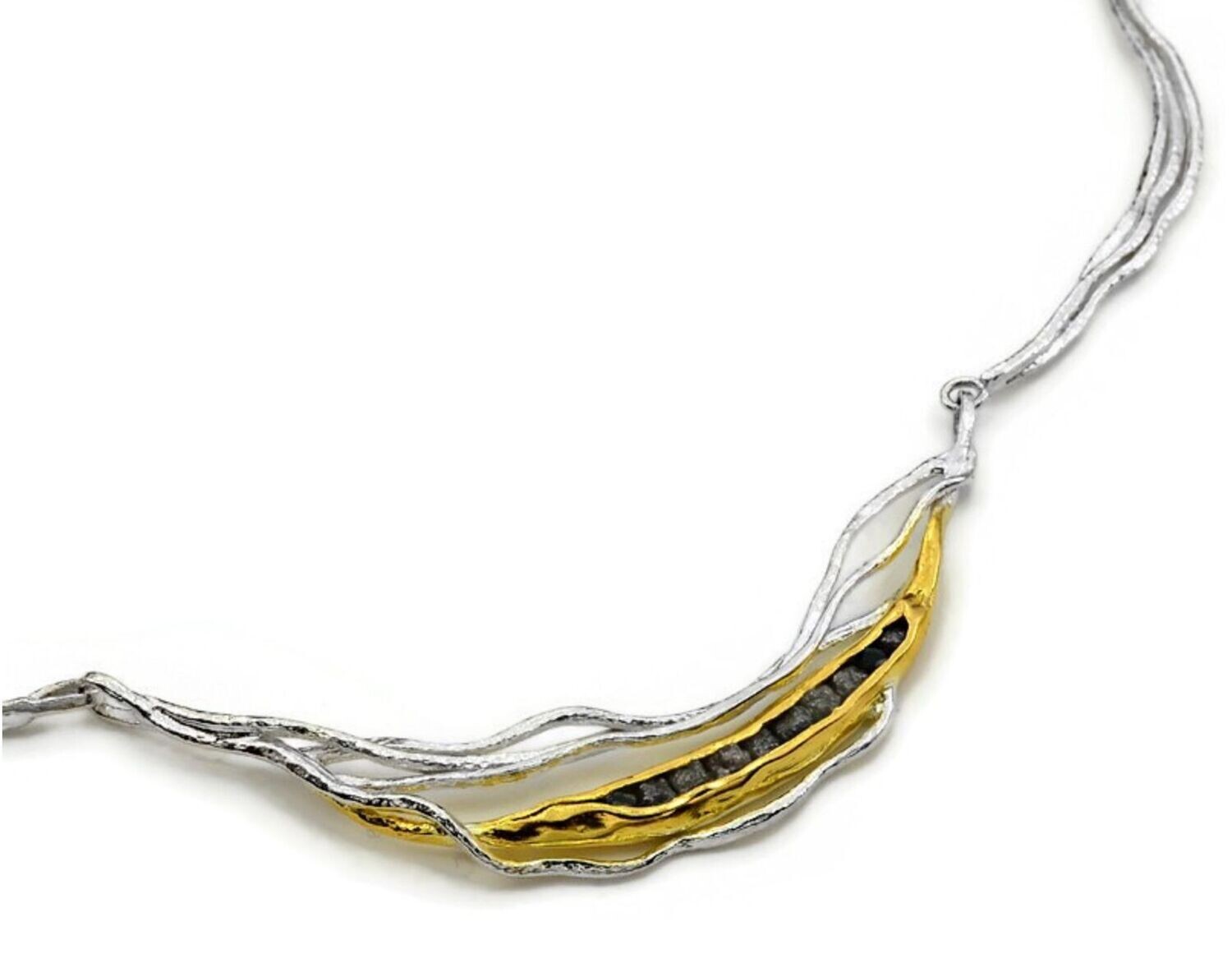 Statement Rough Diamond Necklace.