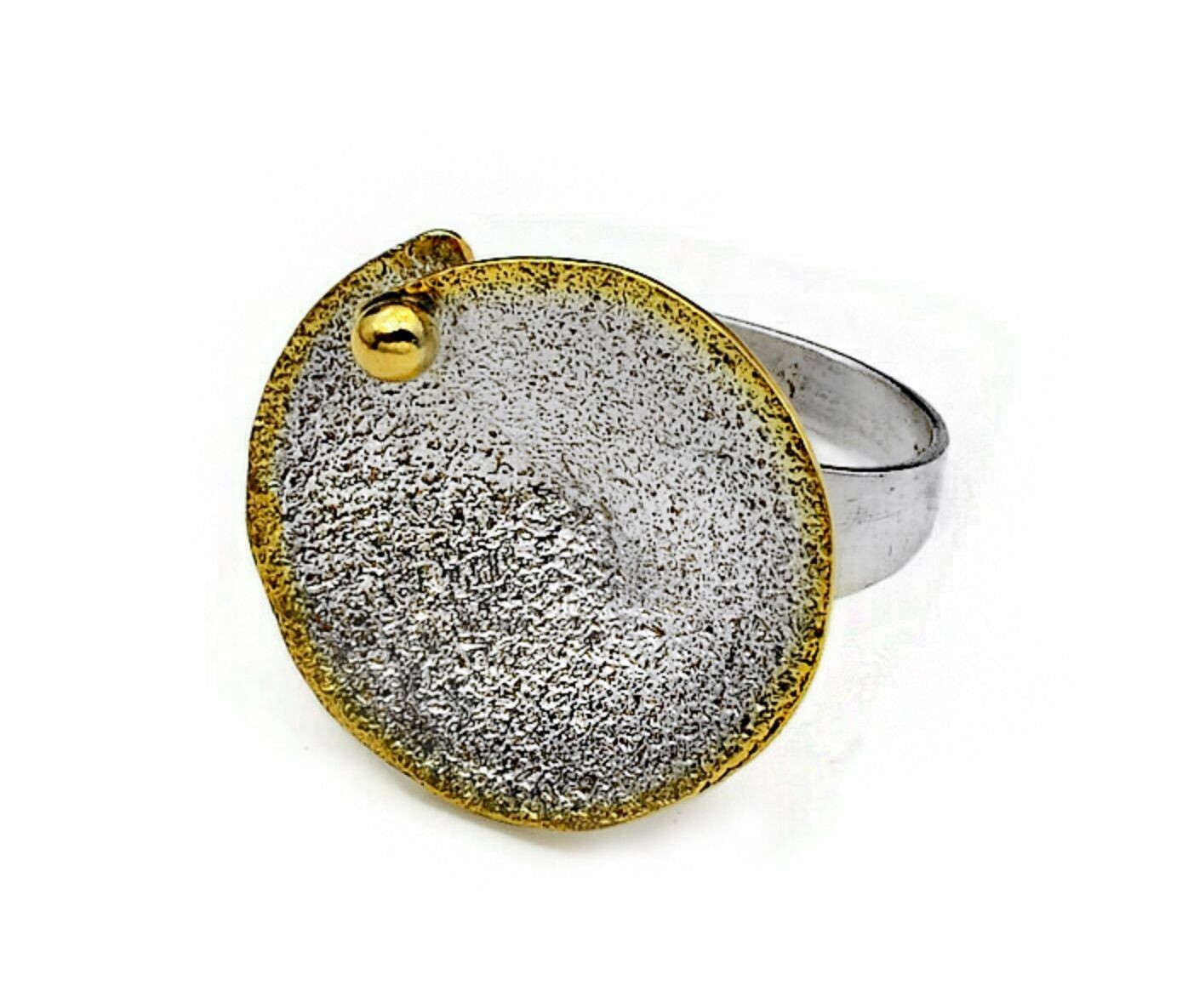 Contemporary Silver Ring