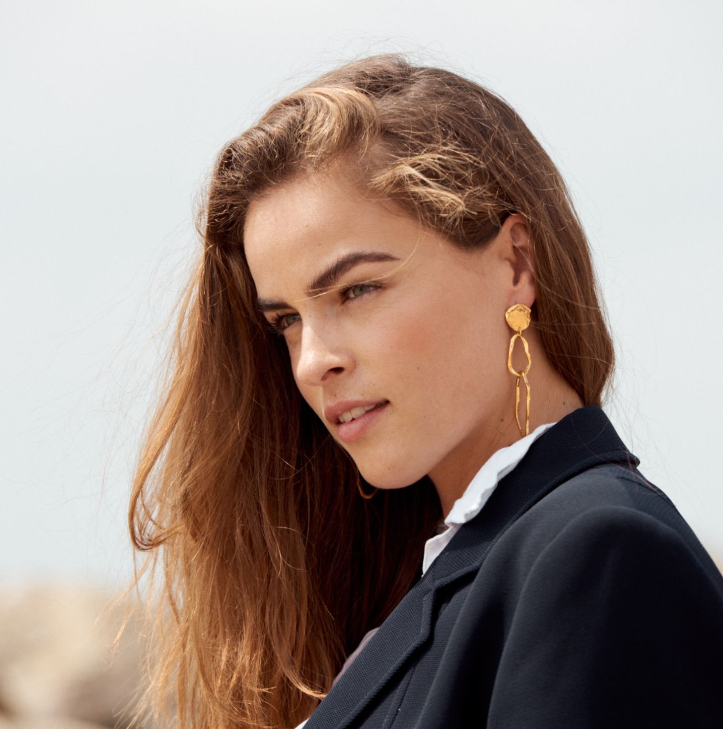 Coventina Gold Drop Earrings