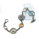 Maria e Luisa Hand Engraved Gemstone Bracelet