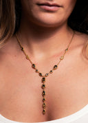 Maria e Luisa Gold Vermeil Necklace & Smokey Quartz Stones