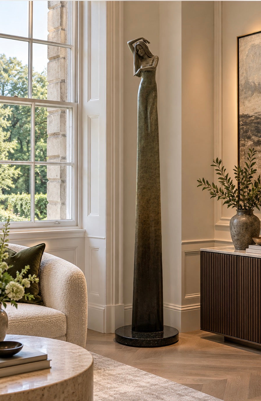 Amara Floor Standing - Bronze Sculpture - Michael James Talbot