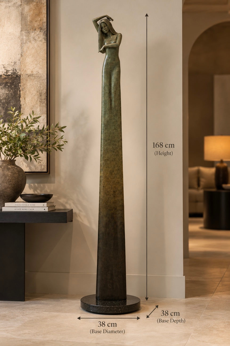 Amara Floor Standing - Bronze Sculpture - Michael James Talbot