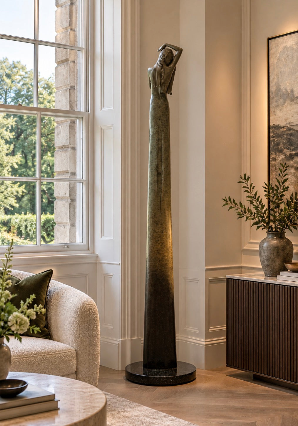 Amara Floor Standing - Bronze Sculpture - Michael James Talbot