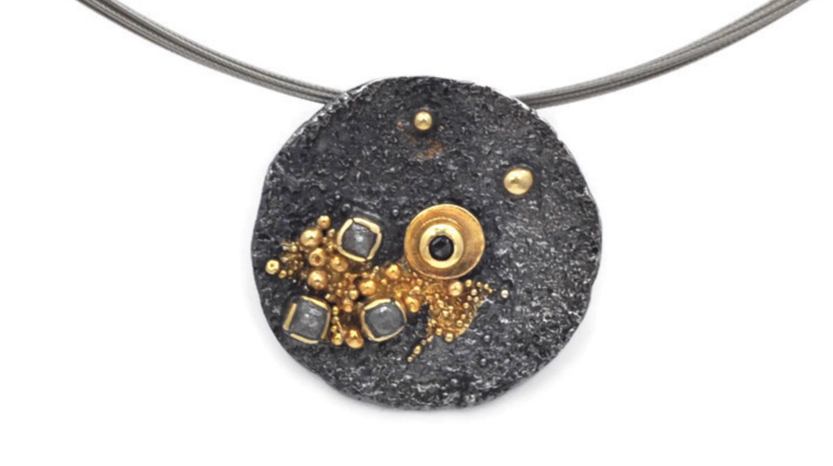 Eva Stone Black Diamond Pendant