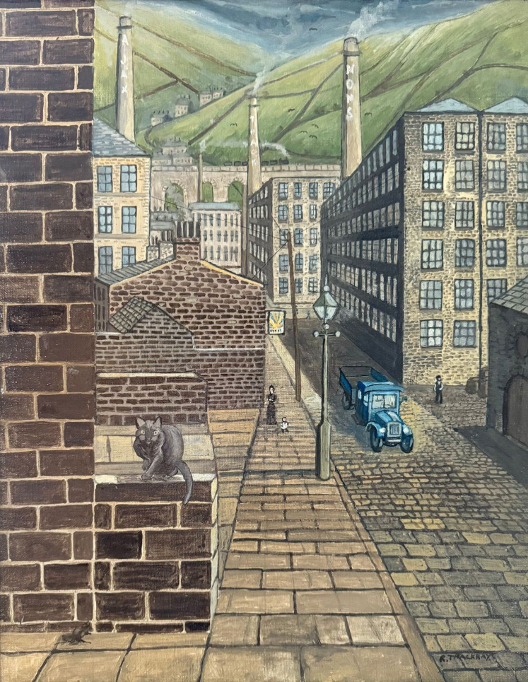 Chimneys and Cobblestones-Original