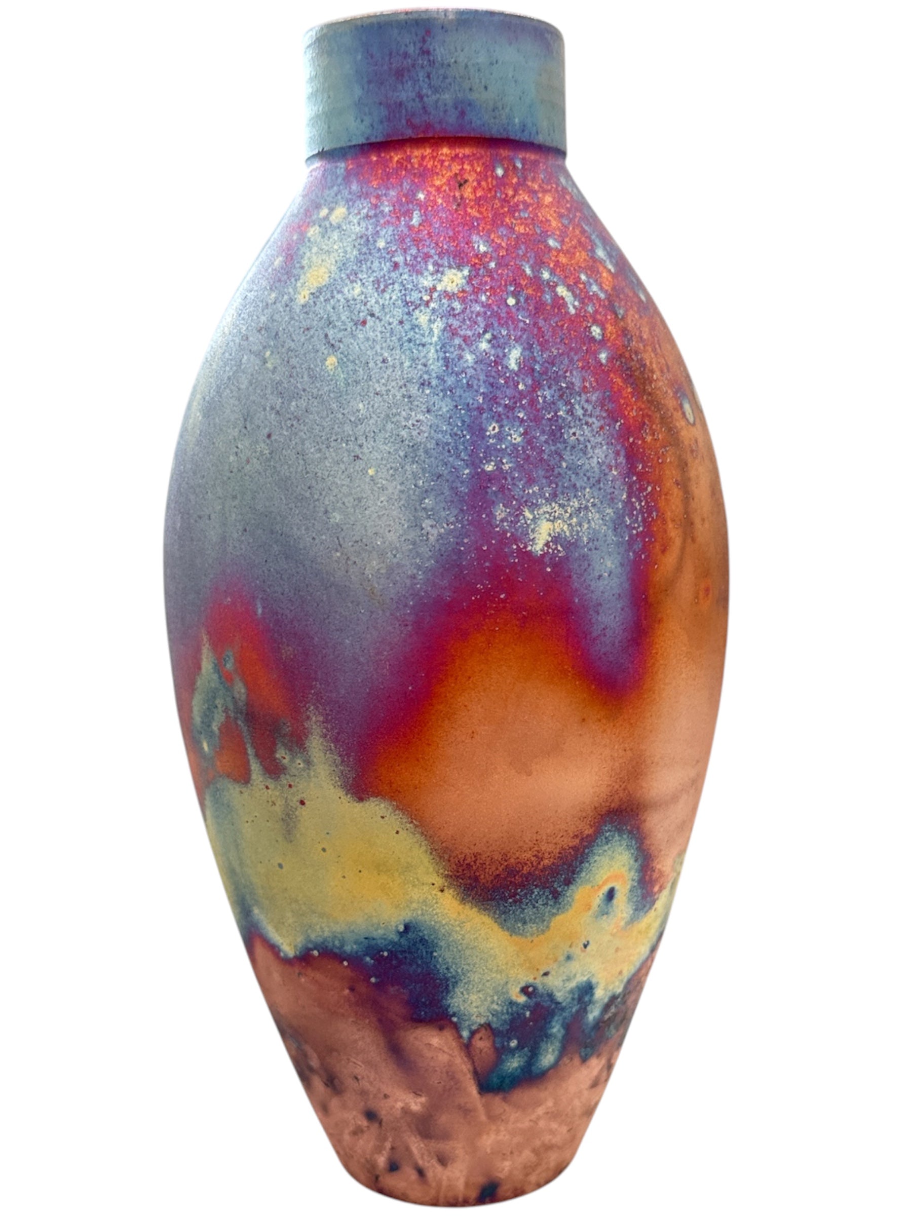 Copper Raku Vessel
