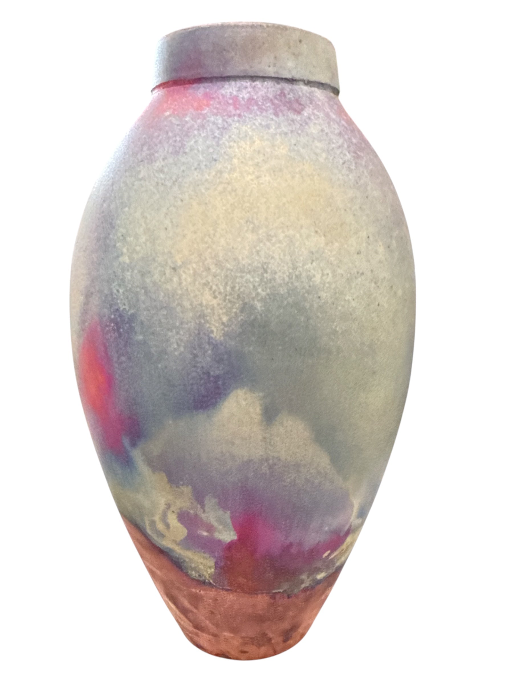 Copper Fired Raku Vessel