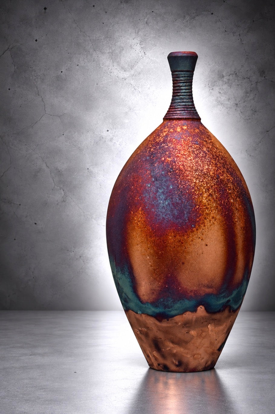 Small Raku Fired Vessel