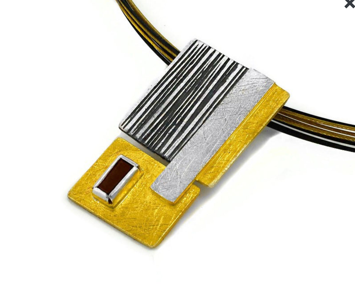 Yellow electronic component with a barcode on a white background