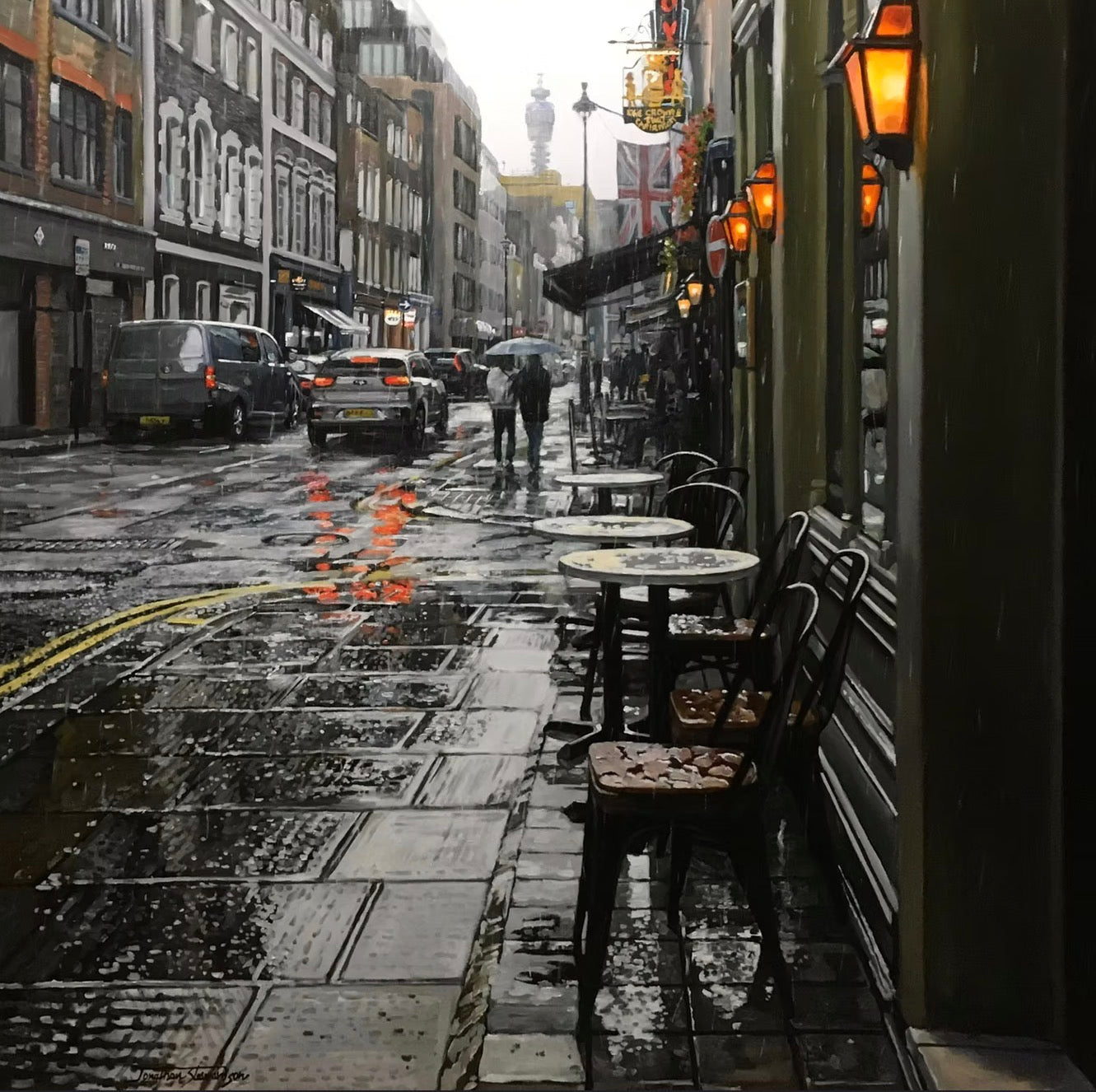 How I Love the Rainy Days. Dean Street Soho.