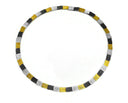 Eva Stone Oxidised Silver & Gold Vermeil Geometric Necklace