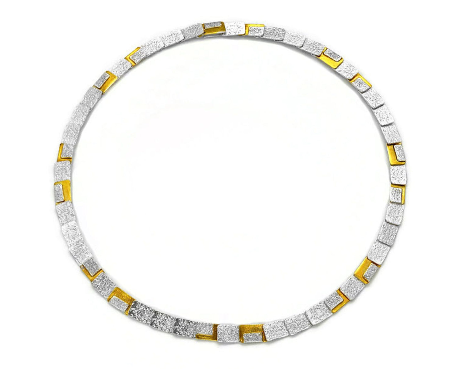 Stylish Silver & Gold necklace