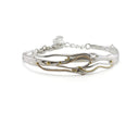 Contemporary Sterling Silver Bracelet