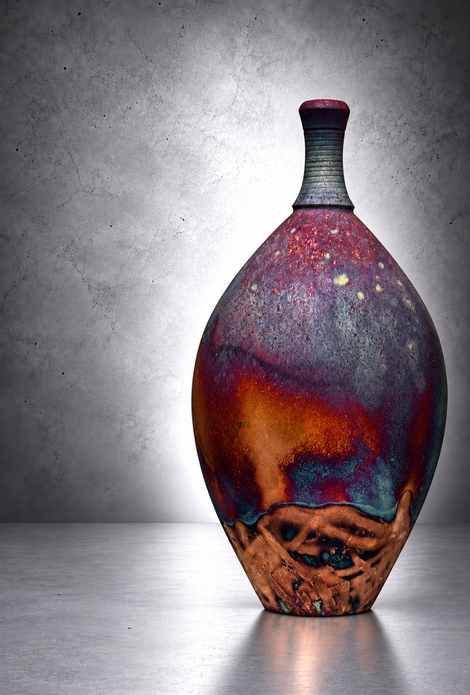 Raku Fired Vessel