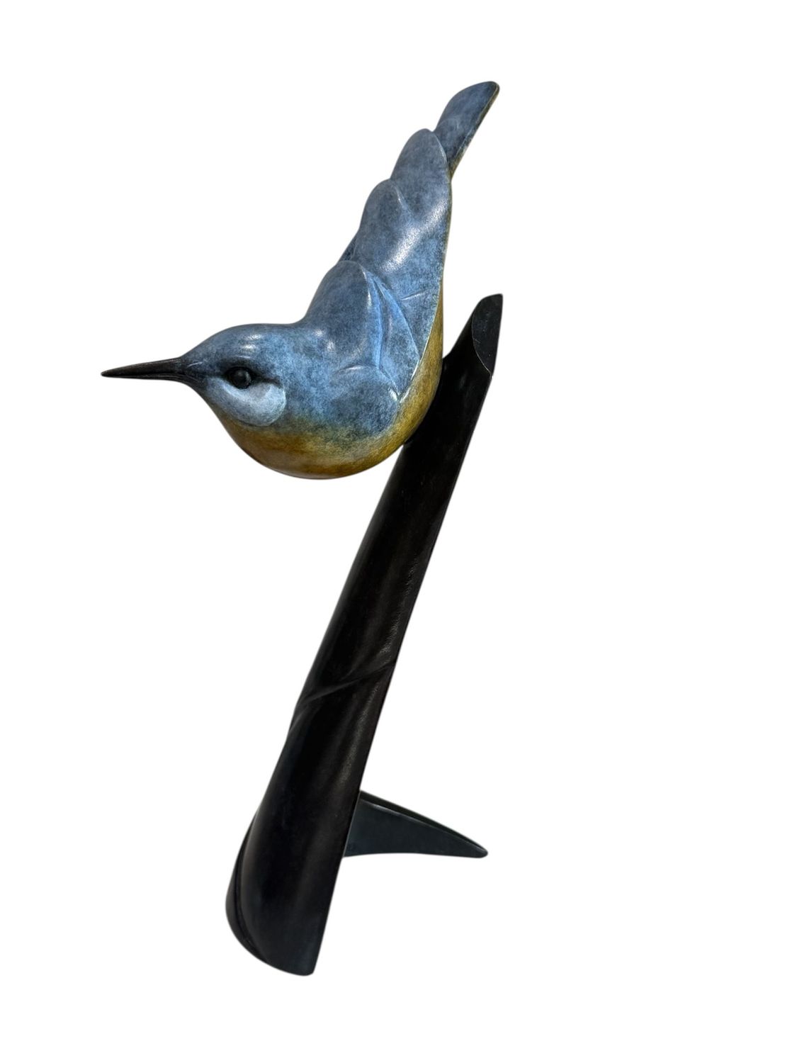Decorative bird figure on a white background