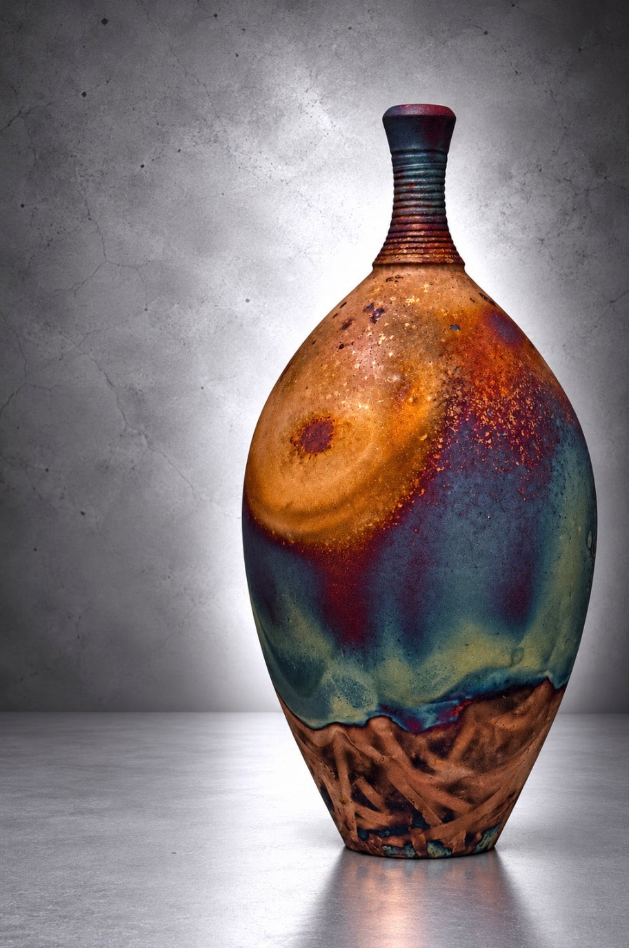 Small Raku Fired Vessel