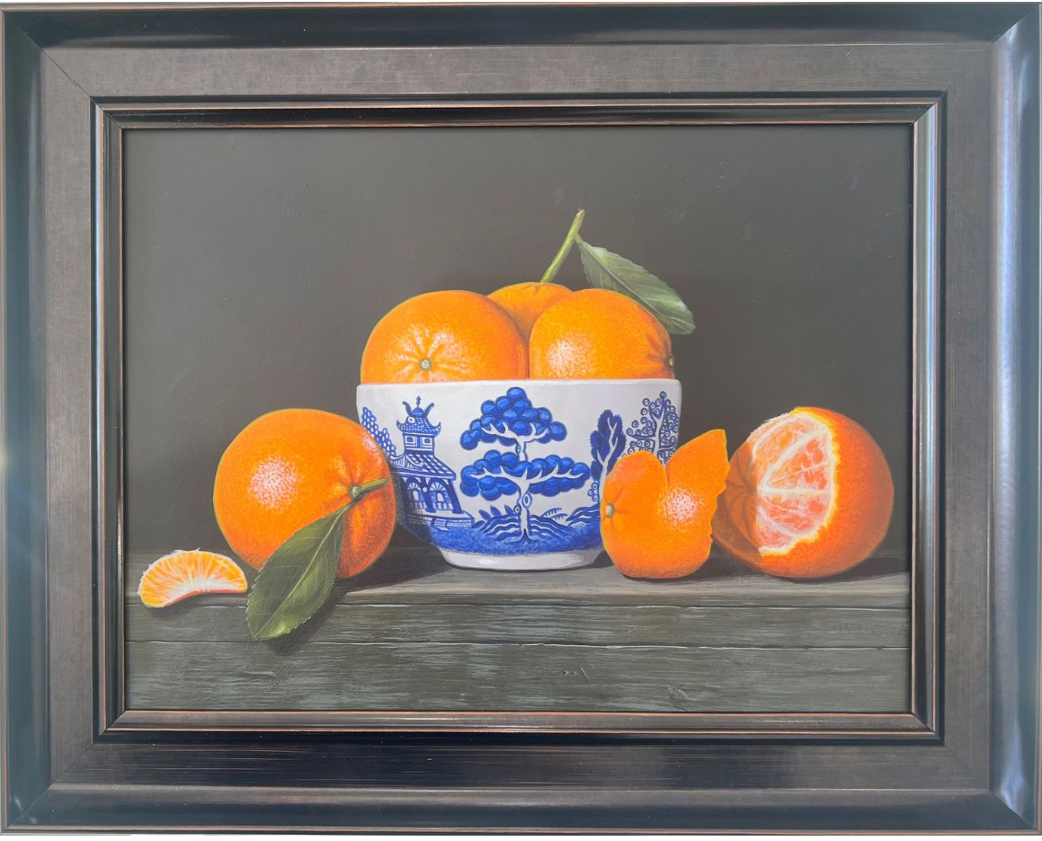 Oranges With Oriental Bowl