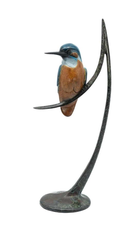 Kingfisher on a Reed