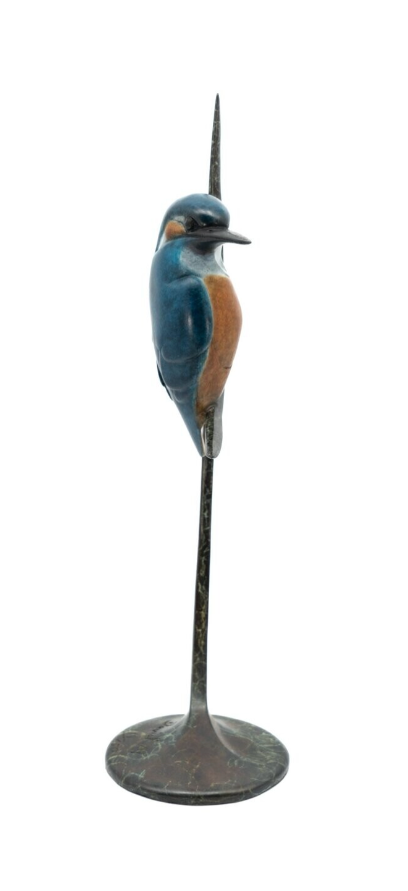 Kingfisher on a Reed